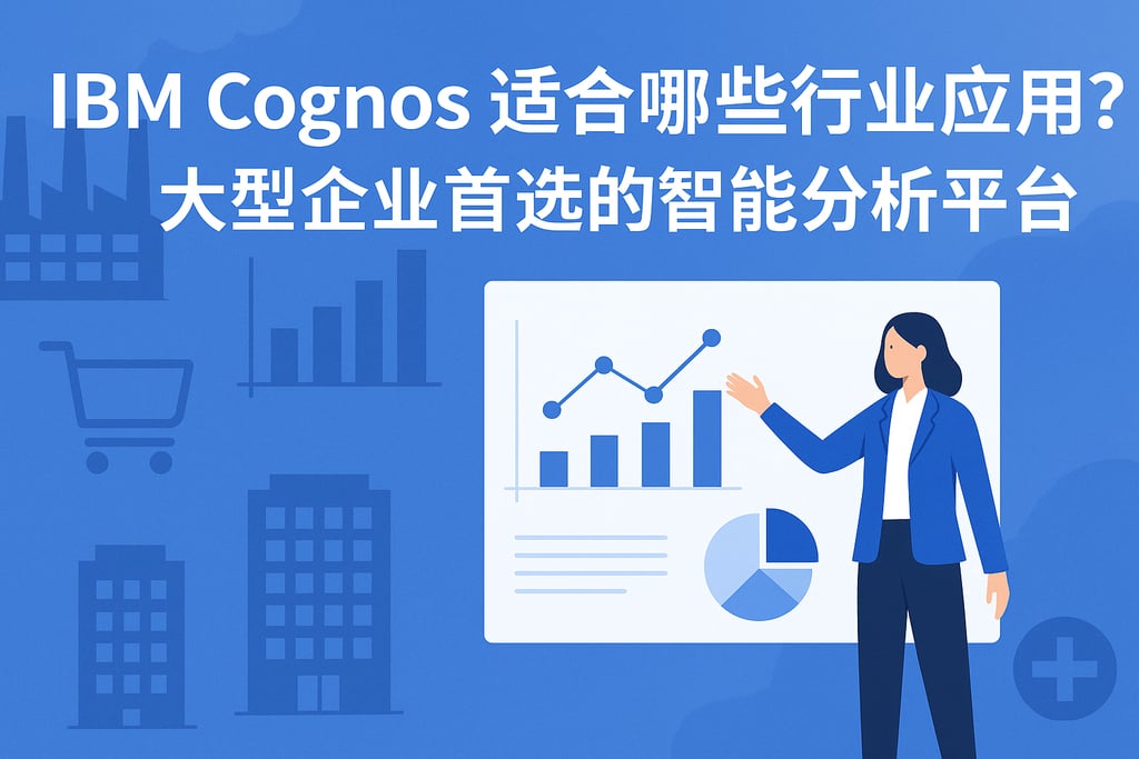 IBM Cognos适合哪些行业应用？大型企业首选的智能分析平台